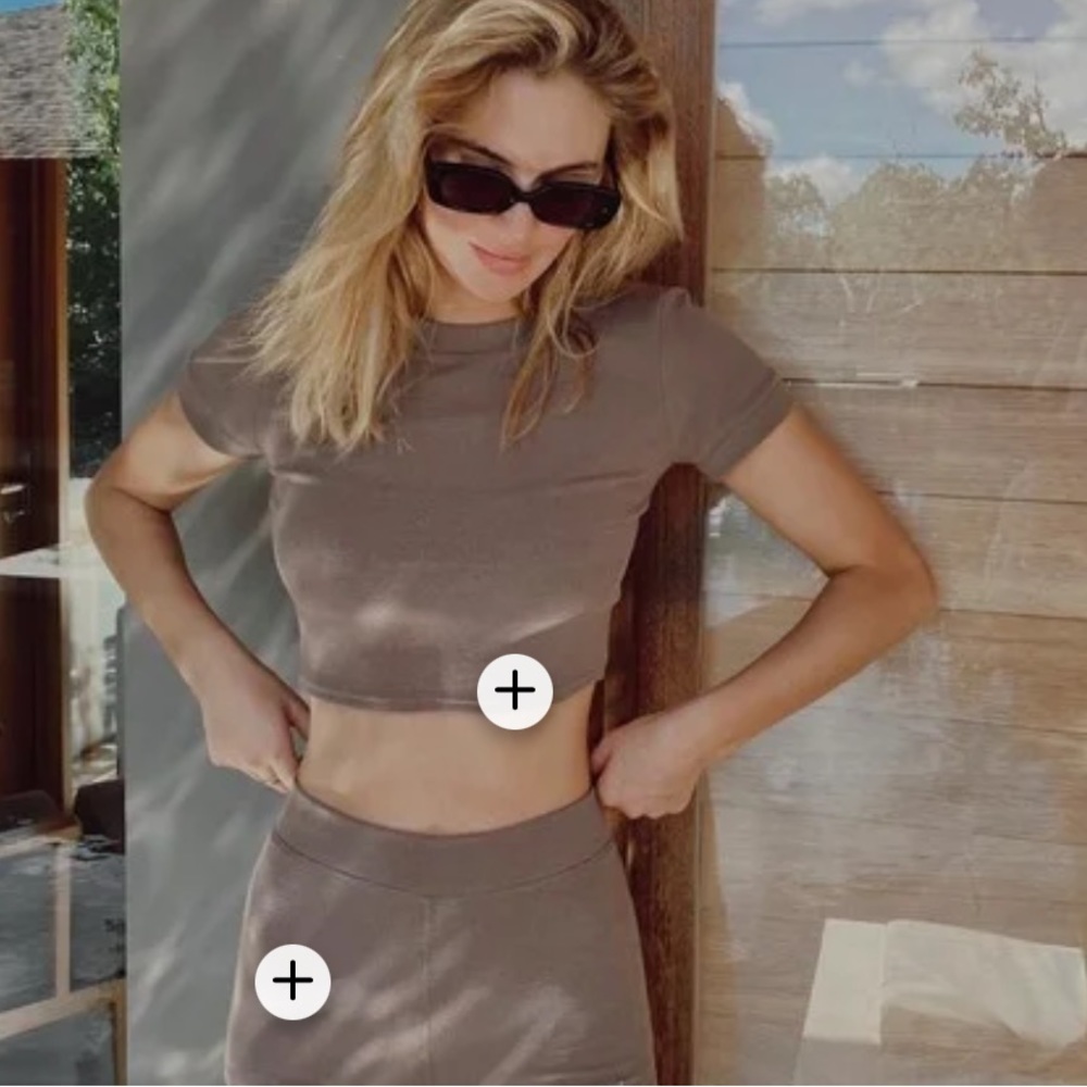 Alo Yoga Micro Waffle Sierra XS Top only